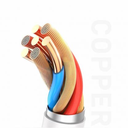 Joyroom Audio Converter Lightning to Lightning and 3.5mm Aux - Lightning адаптер към 3.5 аудио изход и Lightning изход (6.5см) (бял) 5