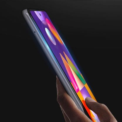 Dux Ducis 3D Case Friendly Full Coveraged Tempered Glass - калено стъклено защитно покритие за целия дисплей на Samsung Galaxy A02s (черен-прозрачен) 3