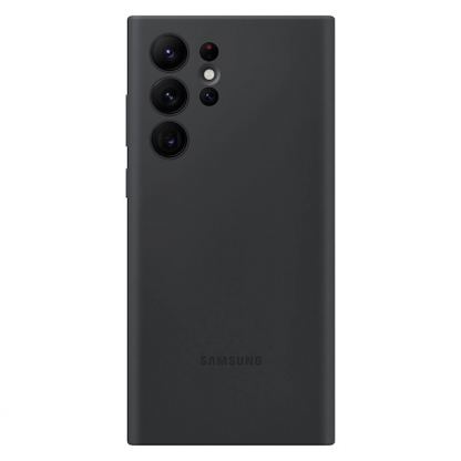 Silicone Cover - първо качество силиконов кейс за Samsung Galaxy S22 Ultra (черен)