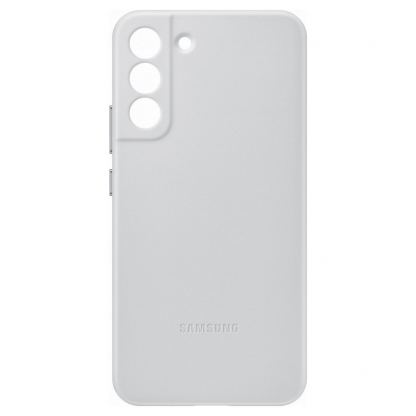 Samsung Leather Cover EF-VS906LJ - оригинален кожен кейс (естествена кожа) за Samsung Galaxy S22 Plus (сив) 3