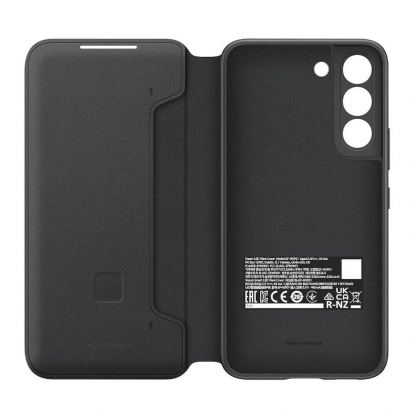 Samsung LED View Cover EF-NS901PB - оригинален калъф през който виждате информация от дисплея за Samsung Galaxy S22 (черен) 5