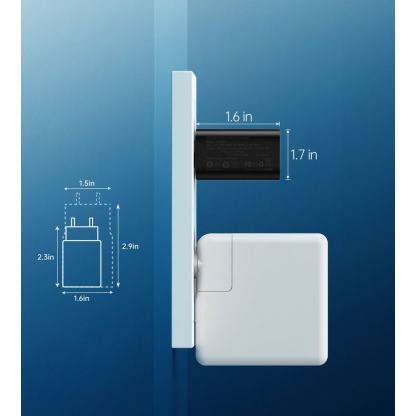 Choetech PPS USB-C PD Wall Charger 25W - захранване за ел. мрежа с USB-C изход и технология за бързо зареждане (черен) 5