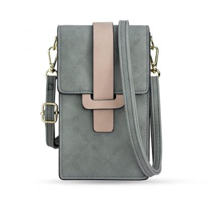 Fancy Handmade Bag Case Model 1 With Shoulder Strap - малка и компактна чанта с презрамка (зелен)