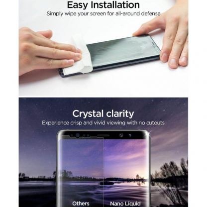 Spigen GLAS.tR Nano Liquid Screen Protector - невидима защита тип течно стъкло за вашето мобилно устройство 4