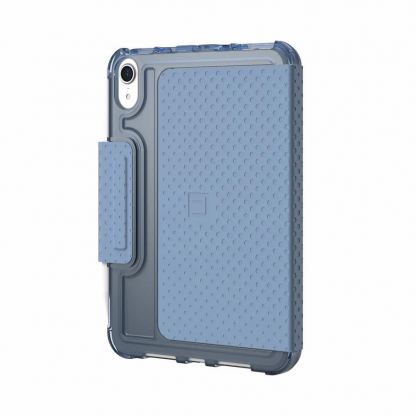 Urban Armor Gear U Lucent Case - удароустойчив хибриден кейс от най-висок клас за iPad mini 6 (2021) (син-прозрачен) 2