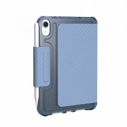 Urban Armor Gear U Lucent Case - удароустойчив хибриден кейс от най-висок клас за iPad mini 6 (2021) (син-прозрачен) 3