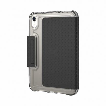 Urban Armor Gear U Lucent Case - удароустойчив хибриден кейс от най-висок клас за iPad mini 6 (2021) (черен-прозрачен) 2