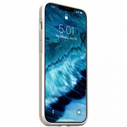 Nomad Leather Rugged Case - кожен (естествена кожа) кейс за iPhone 12 Pro Max (бежов) 6