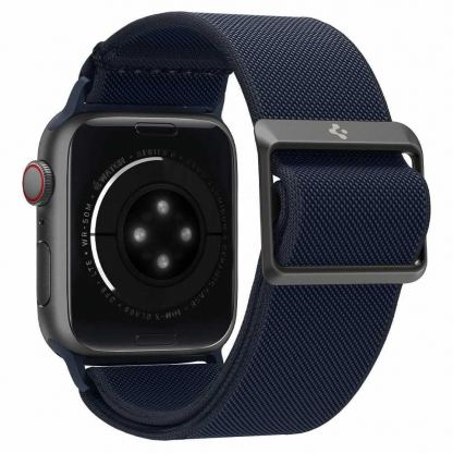 Spigen Fit Lite Band - лека текстилна каишка за Apple Watch 42мм, 44мм, 45мм (тъмносин) 3