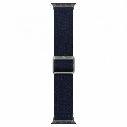 Spigen Fit Lite Band - лека текстилна каишка за Apple Watch 42мм, 44мм, 45мм (тъмносин) 5