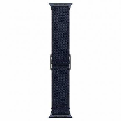 Spigen Fit Lite Band - лека текстилна каишка за Apple Watch 42мм, 44мм, 45мм (тъмносин) 6