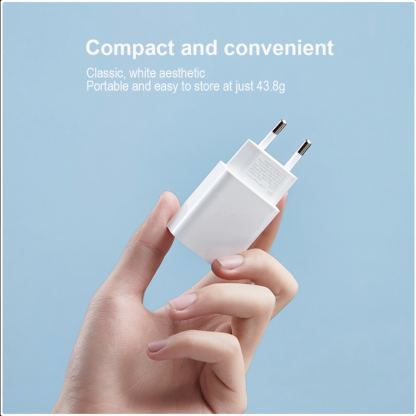 Xiaomi Mi Charger USB-C 20W PD - захранване за ел. мрежа 20W с USB-C изход и технология за бързо зареждане (бял) 3