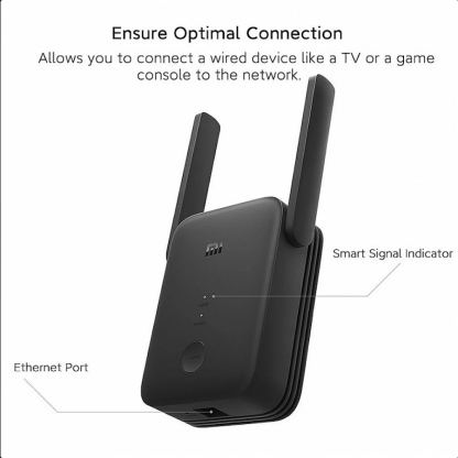 Xiaomi Mi WiFi Range Extender AC1200 - усилвател на WiFi сигнал (черен) 5