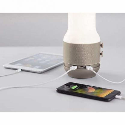 Lexon LA106MX Terrace Lamp, Bluetooth Speaker And Power Bank - дизайнерска LED лампа с 6W спийкър и 4000 mAh външна батерия (бронз) 2