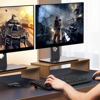 Ugreen USB-A 2.0 Hub 3-port Switch Box - 3-портов USB 2.0 хъб за компютри и лаптопи с USB-A с възможност за превключване между два компютъра (150 см) (черен) 3