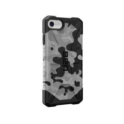 Urban Armor Gear Pathfinder SE Camo Case - удароустойчив хибриден кейс за iPhone SE (2022), iPhone SE (2020), iPhone 8, iPhone 7 (сив камуфлаж) 3