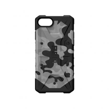 Urban Armor Gear Pathfinder SE Camo Case - удароустойчив хибриден кейс за iPhone SE (2022), iPhone SE (2020), iPhone 8, iPhone 7 (сив камуфлаж) 6