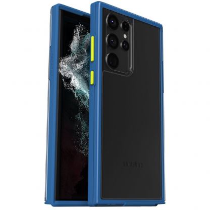 Lifeproof See Case - хибриден удароустойчив кейс за Samsung Galaxy S22 Ultra (син-прозрачен) 2