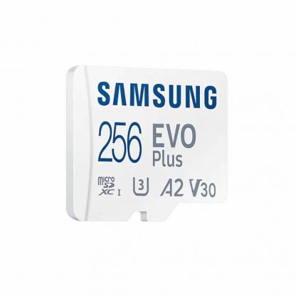 Samsung MicroSD 256GB EVo Plus A2 - microSD памет с SD адаптер за Samsung устройства (клас 10) (подходяща за GoPro, дронове и други)  3