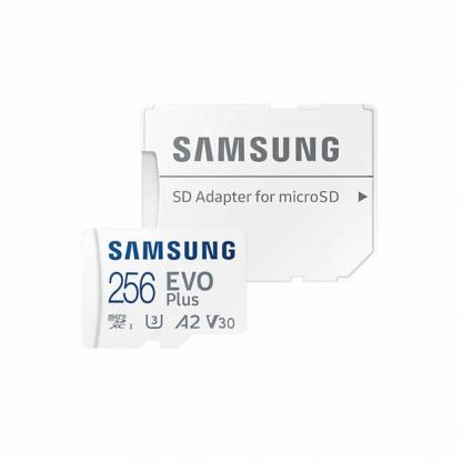 Samsung MicroSD 256GB EVo Plus A2 - microSD памет с SD адаптер за Samsung устройства (клас 10) (подходяща за GoPro, дронове и други)  4