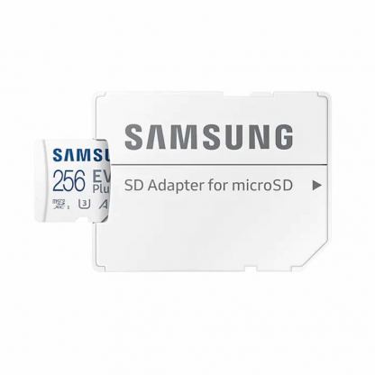 Samsung MicroSD 256GB EVo Plus A2 - microSD памет с SD адаптер за Samsung устройства (клас 10) (подходяща за GoPro, дронове и други)  5