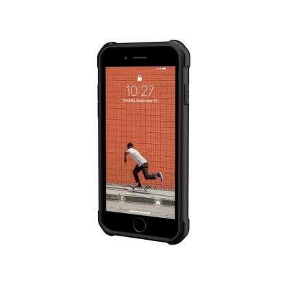 Urban Armor Gear Metropolis LT Kevlar Case - удароустойчив хибриден кейс за iPhone SE (2022), iPhone SE (2020), iPhone 8, iPhone 7 (черен) 5