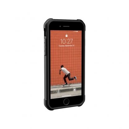 Urban Armor Gear Metropolis LT Kevlar Case - удароустойчив хибриден кейс за iPhone SE (2022), iPhone SE (2020), iPhone 8, iPhone 7 (черен) 6