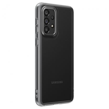 Samsung Soft Clear Cover Case EF-QA336TBE - оригинален TPU кейс за Samsung Galaxy A33 (черен) 3