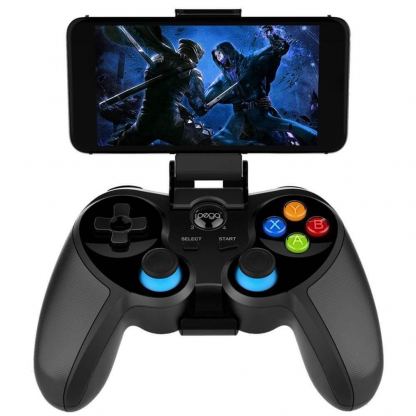 iPega PG-9157 Ninja Bluetooth Gamepad Wireless Controller - универсален безжичен геймпад контролер (черен-син) 2