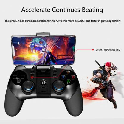 iPega PG-9156 Batman Bluetooth Gamepad Wireless Controller - универсален безжичен геймпад контролер (черен) 3