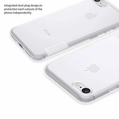 Nillkin Nature TPU Cover - силиконов (TPU) калъф за iPhone SE (2022), iPhone SE (2020), iPhone 8, iPhone 7 (прозрачен) 2