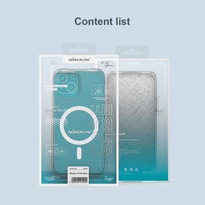 Nillkin Nature TPU Pro Magnetic Case - хибриден удароустойчив кейс с MagSafe за iPhone 13 Pro (прозрачен) 10