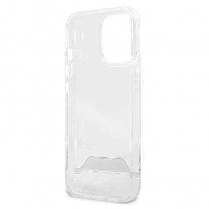 AMG White Stripes Hard Case - дизайнерски кейс с висока защита за iPhone 13 Pro (прозрачен) 5
