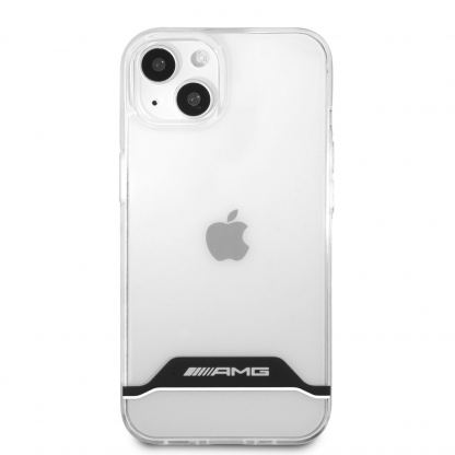 AMG White Stripes Hard Case - дизайнерски кейс с висока защита за iPhone 13 (прозрачен) 2