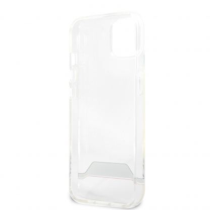 AMG Red Stripes Hard Case - дизайнерски кейс с висока защита за iPhone 13 mini (прозрачен) 5