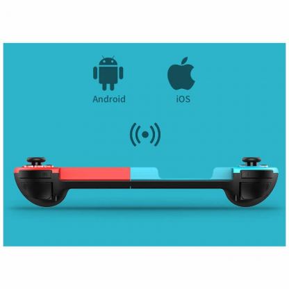 iPega PG-9217B Bluetooth Gamepad Wireless Controller - универсален безжичен геймпад контролер (червен-син) 5