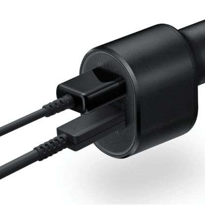 Samsung Super Fast Dual Car Charger (45W+15W) (EP-L5300XBEGWW) - оригинално зарядно за кола с USB-C и USB изходи за зареждане на мобилни устройства (черен) (bulk) 5