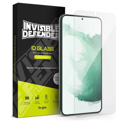 Ringke Invisible Defender ID Glass Tempered Glass 2.5D - калено стъклено защитно покритие за дисплея на Samsung Galaxy S22 Plus (прозрачен) (2 броя) 2