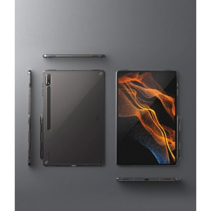 Ringke Fusion Case - удароустойчив хибриден кейс за Samsung Galaxy Tab S8 Ultra (2022) (черен) 2