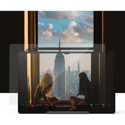 Ringke Invisible Defender ID Glass Tempered Glass 2.5D - калено стъклено защитно покритие за дисплея на Samsung Galaxy Tab S8 Ultra (2022) (прозрачен) 4