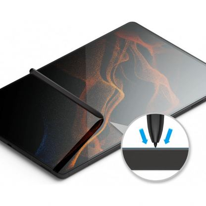 Ringke Invisible Defender ID Glass Tempered Glass 2.5D - калено стъклено защитно покритие за дисплея на Samsung Galaxy Tab S8 Ultra (2022) (прозрачен) 7