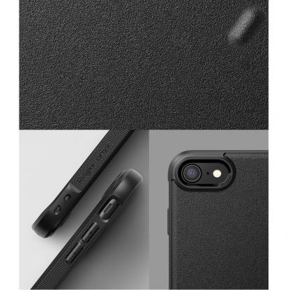 Ringke Onyx Case - силиконов (TPU) калъф за iPhone SE (2022), iPhone SE (2020), iPhone 8, iPhone 7 (черен) 3