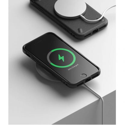 Ringke Onyx Case - силиконов (TPU) калъф за iPhone SE (2022), iPhone SE (2020), iPhone 8, iPhone 7 (черен) 6