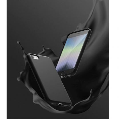 Ringke Air S Case - силиконов (TPU) калъф за iPhone SE (2022), iPhone SE (2020), iPhone 8, iPhone 7 (черен) 3