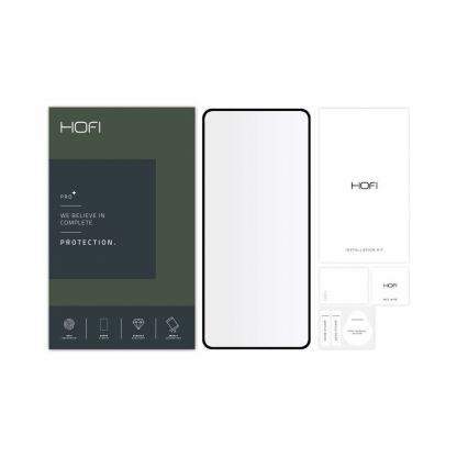 Hofi Glass Pro Plus Tempered Glass 2.5D - калено стъклено защитно покритие за дисплея на Xiaomi Redmi Note 11 Pro Plus (черен-прозрачен) 2