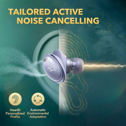 Anker Soundcore Liberty 3 Pro TWS Noise-Cancelling Earbuds - безжични блутут слушалки с кейс за мобилни устройства (лилав) 6