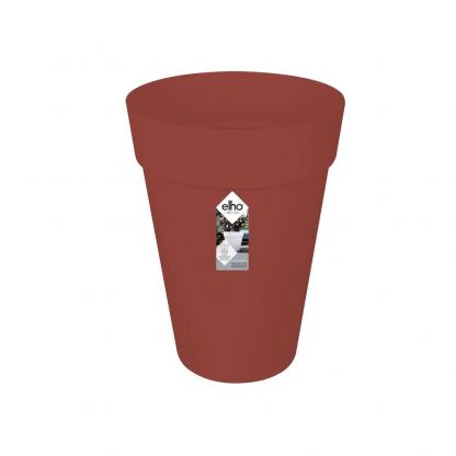 Elho Loft Urban Flower Pot 42 - голяма саксия със специален резервоар за събиране на вода (кафяв) 2