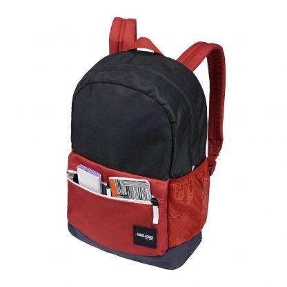 Case Logic Commence Backpack 24L - стилна и качествена раница за MacBook Pro 16 и лаптопи до 15.6 инча (черен-червен) 5