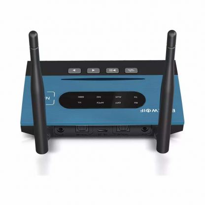 Blitzwolf BW-BR7 Bluetooth 5.0 Transmitter and Receiver - аудио трансмитер и рисийвър за безжично прехвърляне на аудио чрез блутут (черен) 4