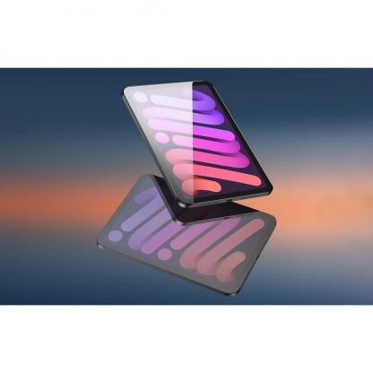 Baseus Tempered Glass Screen Protector 0.3mm - калено стъклено защитно покритие за дисплея на iPad mini 6 (прозрачен) 9